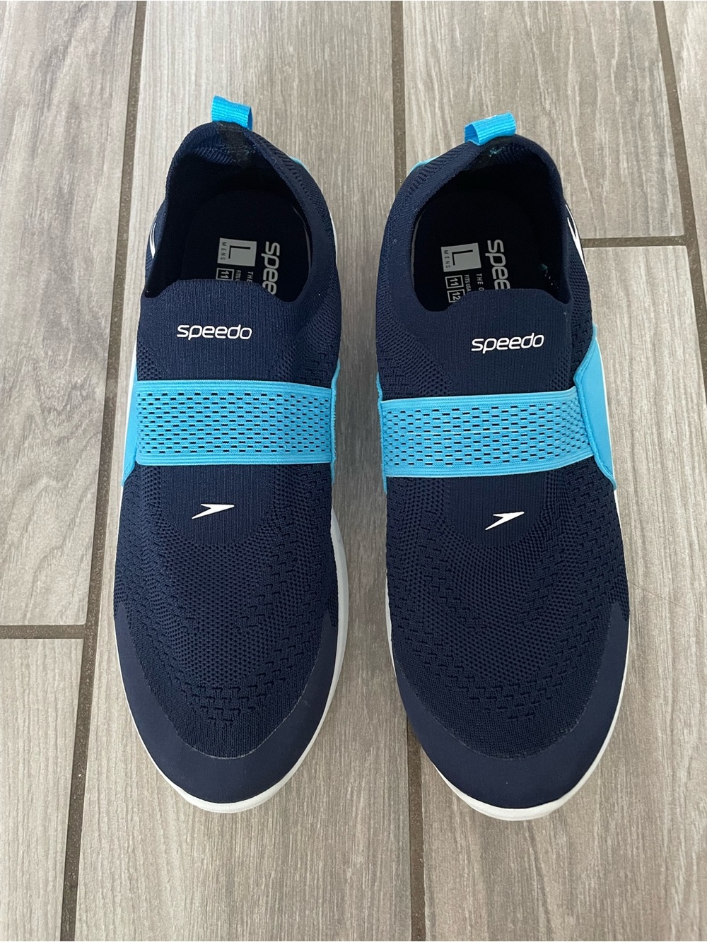Speedo Adult Men's Pull On Navy Water Shoes